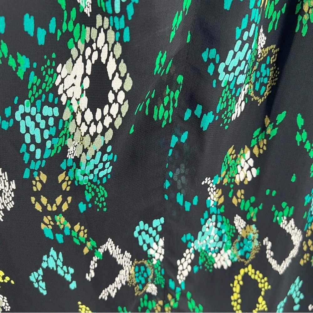 Katie May NWT Senorita Bustier Gown in Black & Teal Snake size Small - Picture 6 of 10